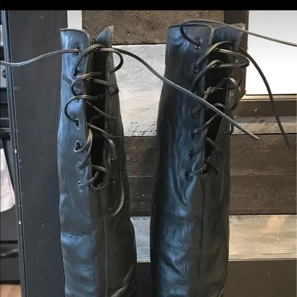 Vintage USA made Harley Davidson High boots - Picture 2 of 5